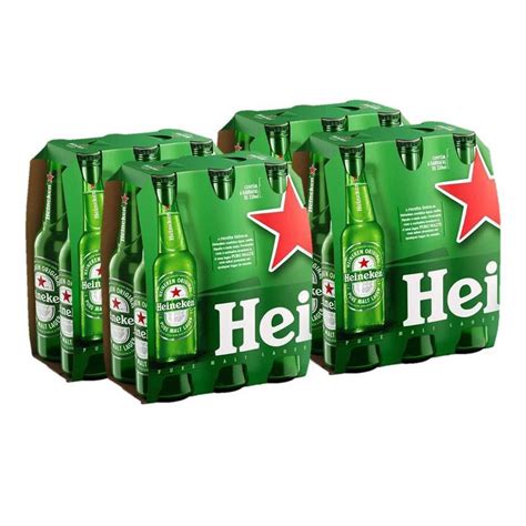 Kit Cerveja Heineken 330ml Long Neck 24 Unidades Submarino