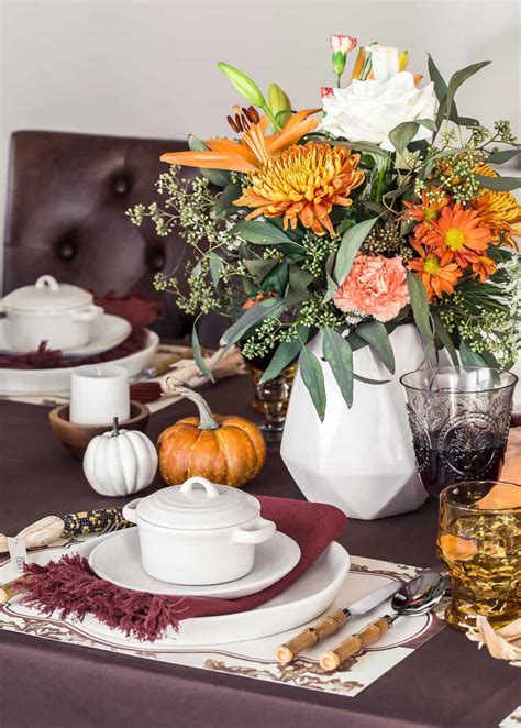 Elegant Thanksgiving Table Setting Celebrations At Home