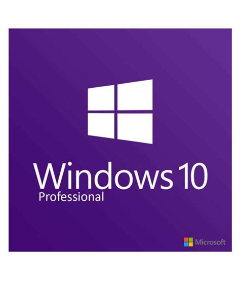 Microsoft Windows 10 Pro Key Buy Online On Snapdeal