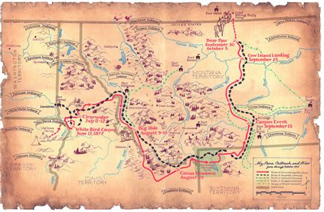 the 1 000 mile fighting retreat of the nez perce native americans looking for a place to live