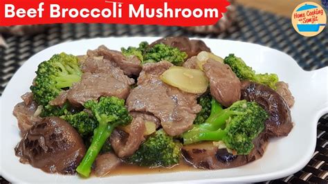 Stir Fry Beef With Broccoli And Mushroom Recipe Youtube