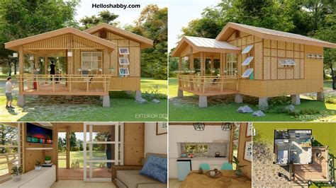 Modern Bahay Kubo Tiny House Design Idea 6 X 65 Meter Helloshabby