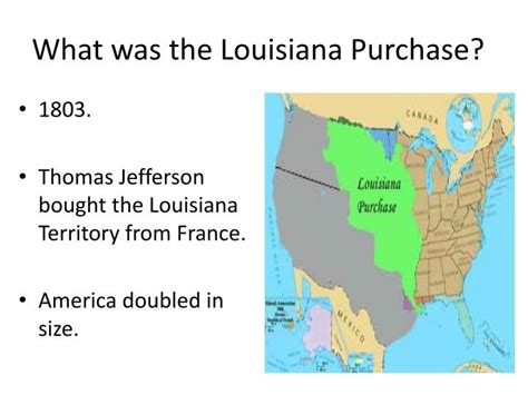 Louisiana Purchase Meaning Literacy Ontario Central South