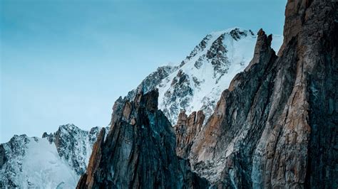 Download 1366x768 Wallpaper Nature Summit Mountain Glacier Rocky