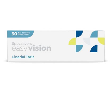 Easyvision Linarial Toric Daily Daily Toric Contact Lenses Specsavers