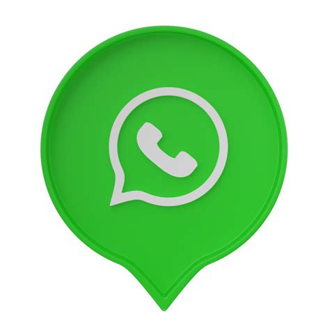 3d Rendere Whatsapp Logo Icona Isolato Su Trasparente Sfondo 22498232 Png