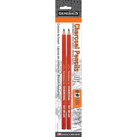 Set Of Two Charcoal Pencils