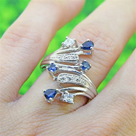 Natural Blue Sapphire 925 Sterling Silver Ring Ssr0500