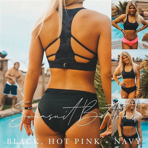 Today We Launched Swimsuit Bottoms Black Navy Or Hot Pinkthe