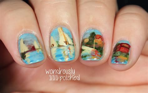 Wondrously Polished 31 Day Nail Art Challenge Day 27 Inspired By Art