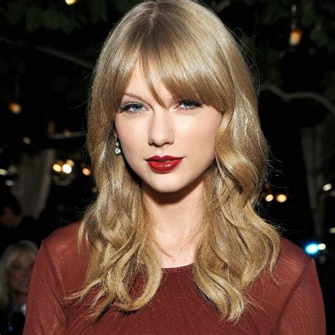 Celebrity Beauty And Makeup Taylor Swift Dark Red Lipstick Popsugar