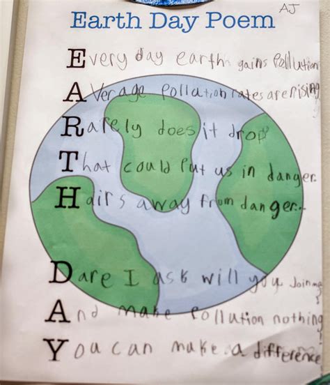 31 Earth Day Acrostic Poems To Celebrate Our Home