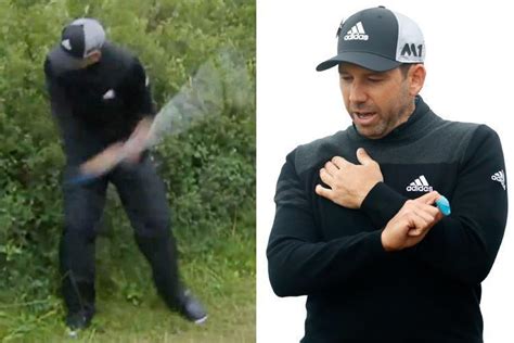 Furious Sergio Garcia Throws Temper Tantrum And Hurts Shoulder After