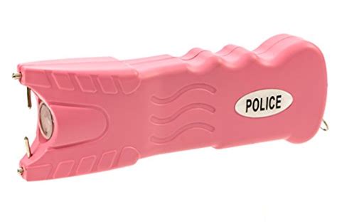 Police 230000000 Stun Gun Rechargeable With Safety Disable Pin Led