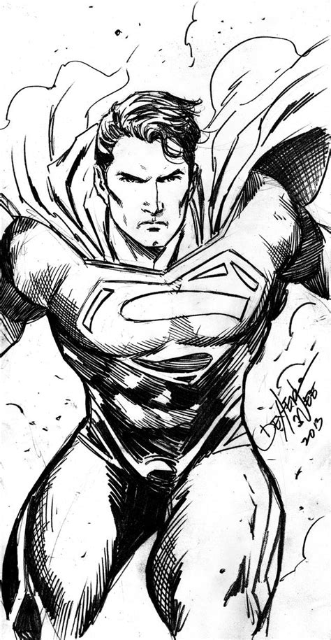 Superman Sketch By Dexterwee On Deviantart