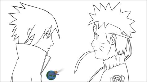 Naruto And Sasuke Lineart By Lordsarito On Deviantart