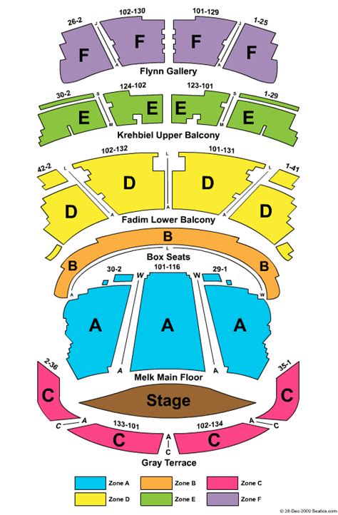 Symphony Center Chicago Seating Chart
