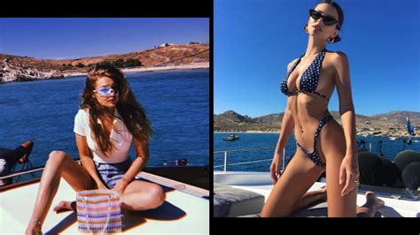 Gigi Hadid And Emily Ratajkowskis Bikini Photos From Their Greek