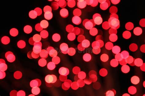 Red Lights Sparkle Blurred Background Stock Image Image 48389811
