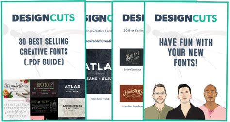 30 Best Selling Creative Fonts Includes Web Fonts And Extended Licensing