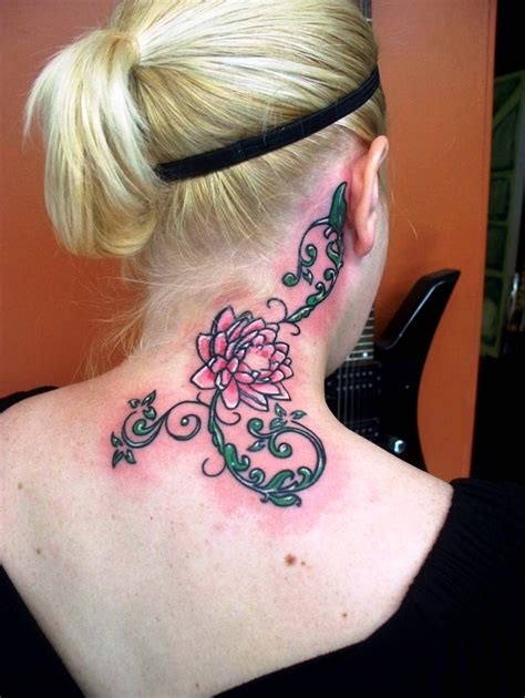 Neck Tattoos For Women Ideas Flawssy