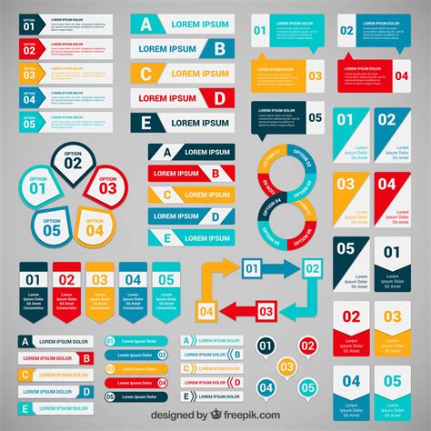 5 Sets Of Free Infographic Banner Vectors To Download Hongkiat