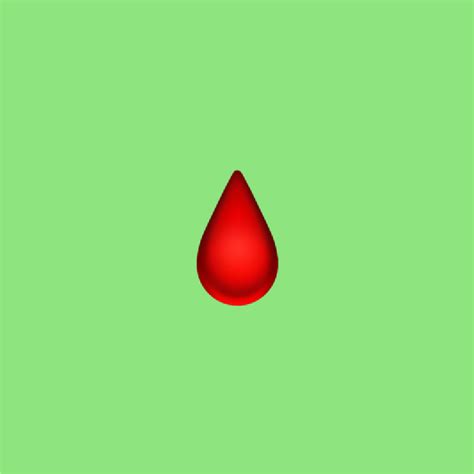 🩸 Drop Of Blood Emoji Meaning
