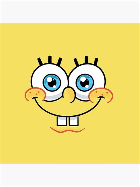 Spongebob Face Canvas Print For Sale By 1nktoriou5 Redbubble