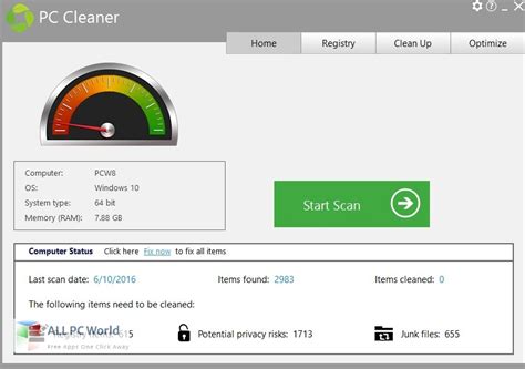 Pchelpsoft Pc Cleaner Platinum 7 Free Download All Pc World