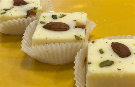 Almond Barfi Badam Barfi Panji Sweets And Savouries Ltd