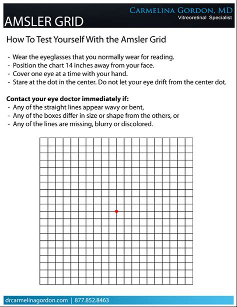 Free Printable Amsler Grid
