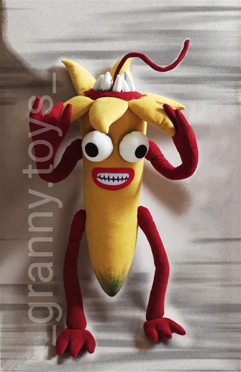 Banana Eater 22 Inch Soft Cartoon Toys Horror Doll Scary Doll Etsy
