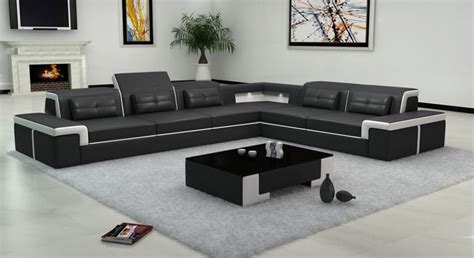 Best new sofa design 2021 in india. Latest design living room sofa big leather sofa 0413 B2021-in Living Room Sofas from Furniture ...
