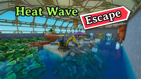 How to use a fortnite creative code. Heat Wave Escape Room - Fortnite Creative Escape and ...