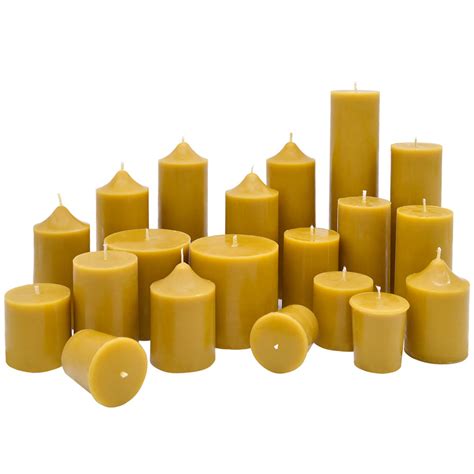 Hand Poured Beeswax Pillar Candles