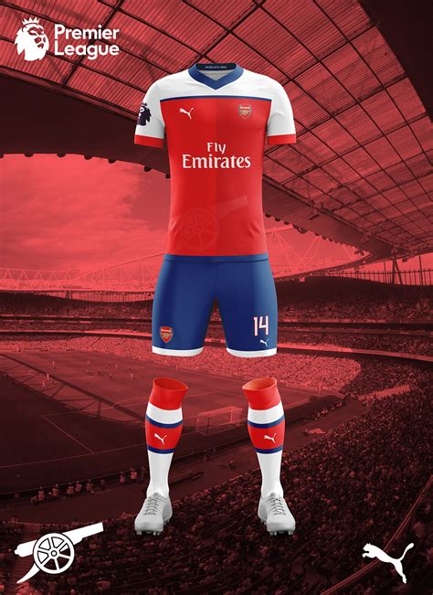Arsenal Fc Home Kit On Behance