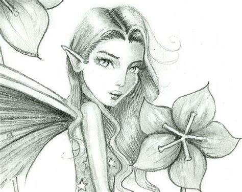 Pencil Fairy Close Up By Molly Harrison From Gallery