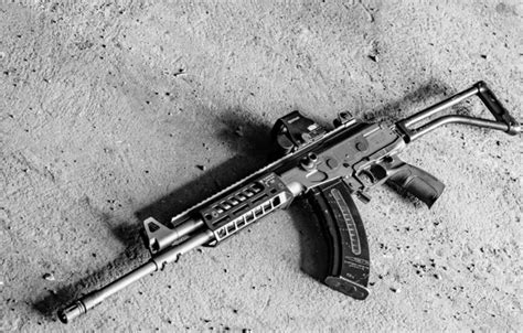 Обои оружие Автомат Gun Weapon кастом Custom Штурмовая винтовка