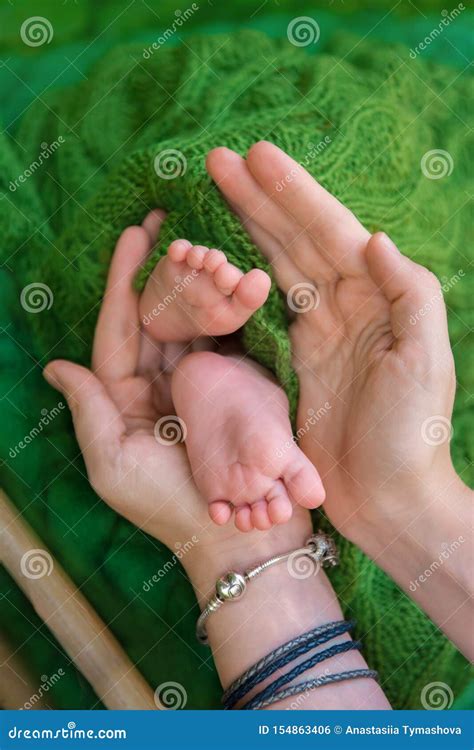 Photo Of Newborn Baby Feet Soft Focus Stock Photo Image Of Love