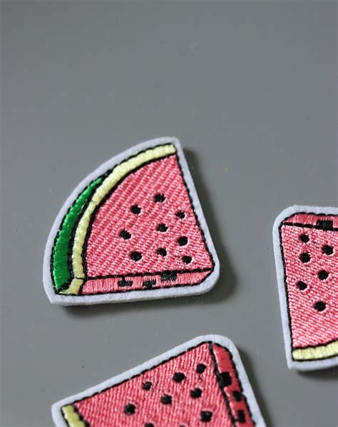 Cute Watermelon Patch Aesthetic Patches Iron On No Need To Etsy