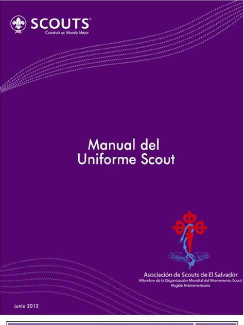 Manual Del Uniforme Scouts Ases 20131 Pdf Pdf Exploración Calzado