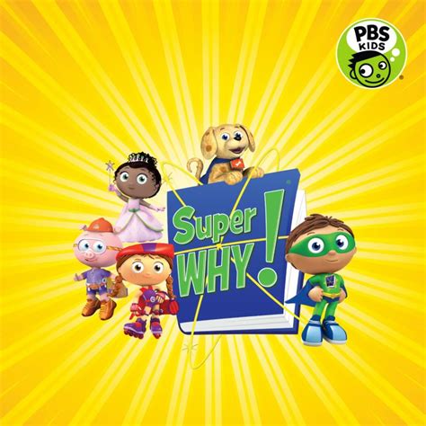 An Advertisement For The Movie Super Why With Cartoon Characters On