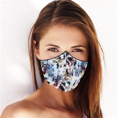 New Sales Black And Floral Face Mask 100 Cotton