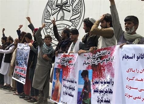 Afghan Protests Against Iran Strain Ties Between Tehran Kabul Daily