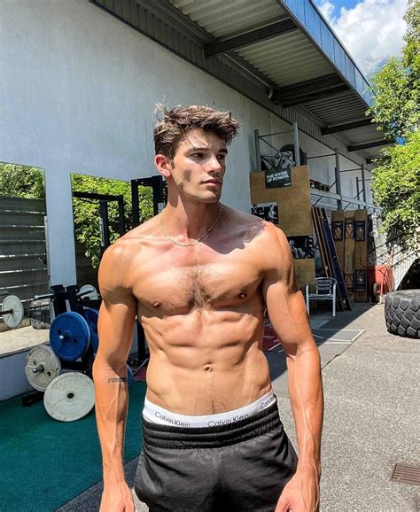 Fashion Model Peter Mairhofer Shares Captivating Instagram Photos Showcasing His Toned Physique