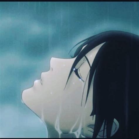 Rain Images Sad Anime Boy Crying In The Rain Wallpaper And Background Photos 41358414