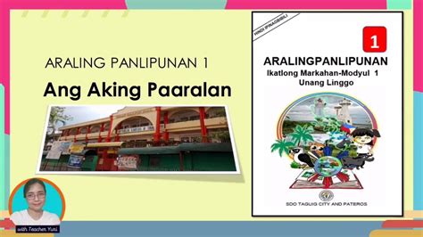 Ang Aking Paaralan Araling Panlipunan Q3w1 Youtube Images And Photos