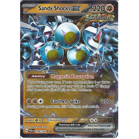Pokemon Trading Card Game 108182 Sandy Shocks Ex Double Rare Card