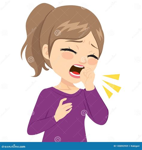 girl coughing stock illustrations 542 girl coughing stock illustrations vectors and clipart