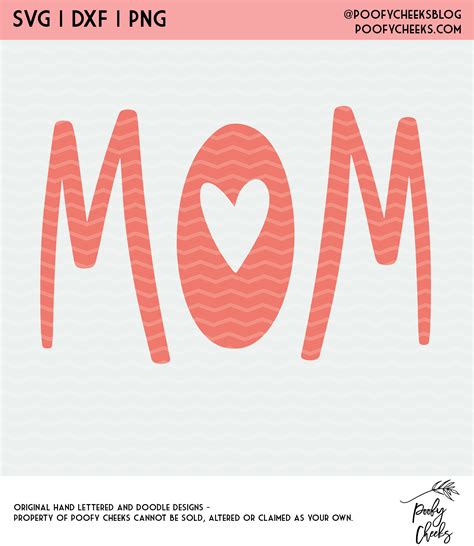 Mom Cut File Svg Dxf And Png For Silhouette And Cricut